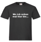 Preview: "Ich bin hier" T-Shirt unisex schwarz